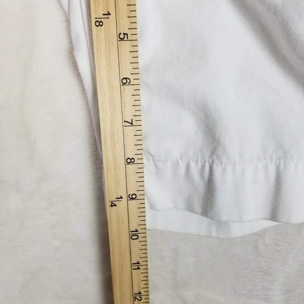 Polo Ralph Lauren Cargo Shorts Mens 34 White Classic Chino Cotton Multi Pocket